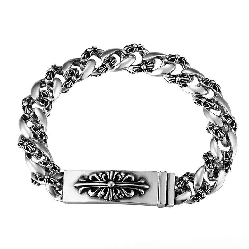 Cross flower dice bracelet jewelry